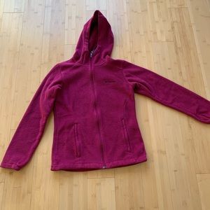 Magenta Columbia fleece zip up